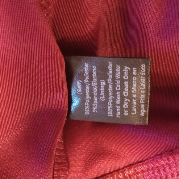 RETHM = RED VELVET MIDI DRESS SZ 2XL - Picture 7 of 7